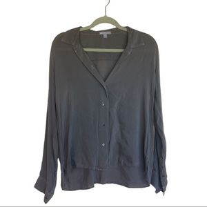 James Perse Los Angeles Long sleeve button down dress shirt Gray